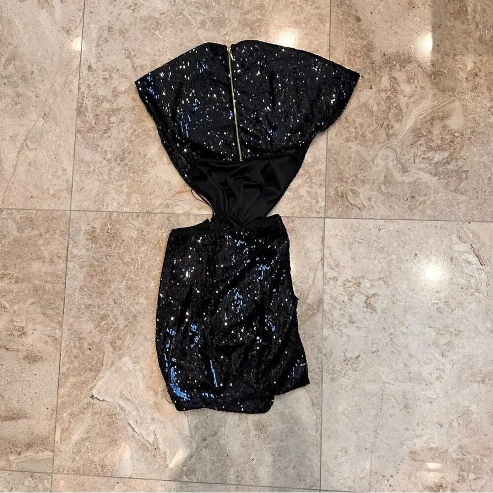 Alice McCall Orchid Mini Dress in Black | LIKE NEW - Picture 7 of 7